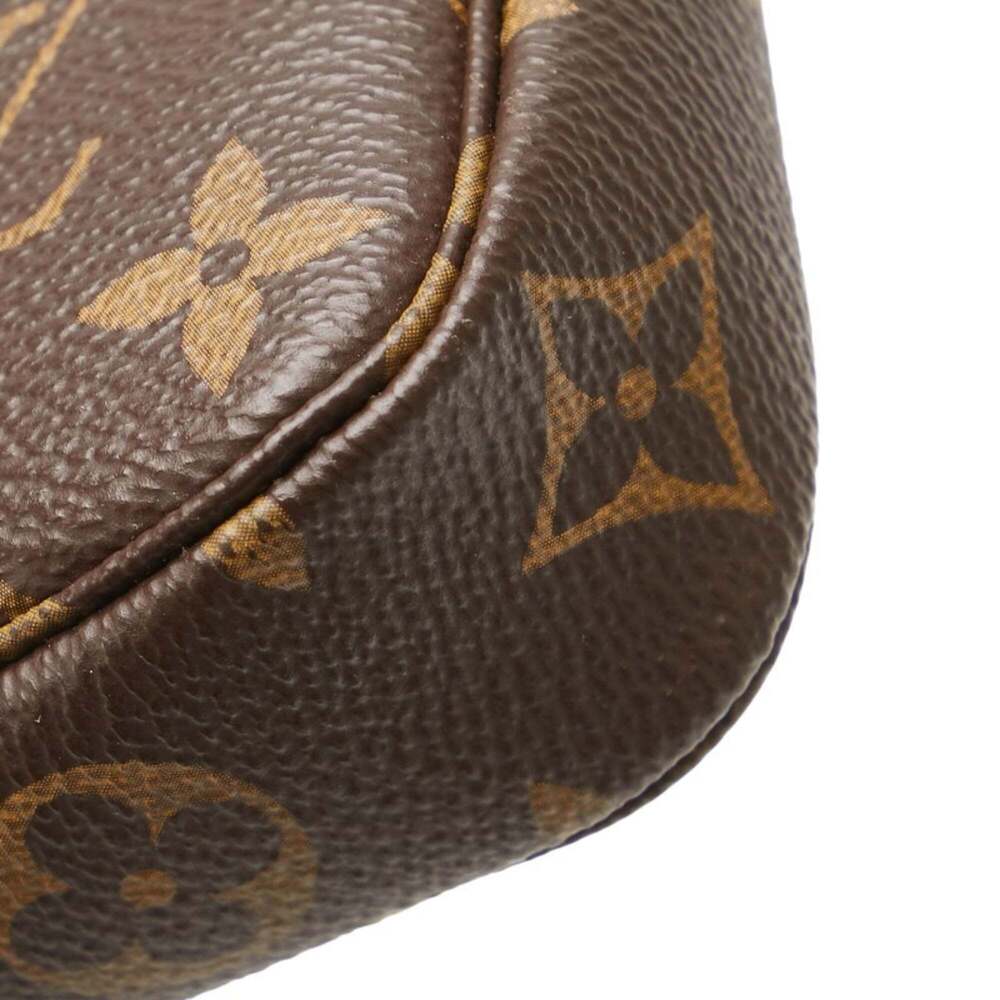 Louis Vuitton Authentic Brown Monogram Leather Po… - image 5